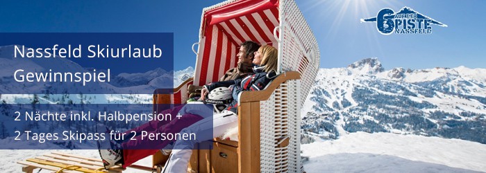 Gewinnspiel – Alpen Adria Hotel Spa Nassfeld + Skipass