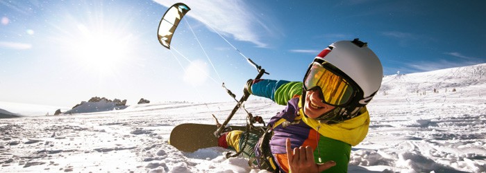 Snowkiten in Finnland für Fortgeschrittene & Profis