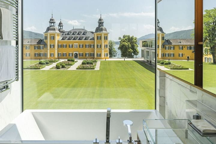 Schlosshotel Velden Badezimmer