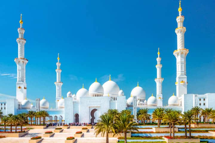 Sheikh Zayed Moschee in Abu Dhabi