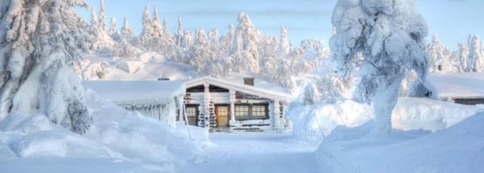 Blockhausromantik in Lappland