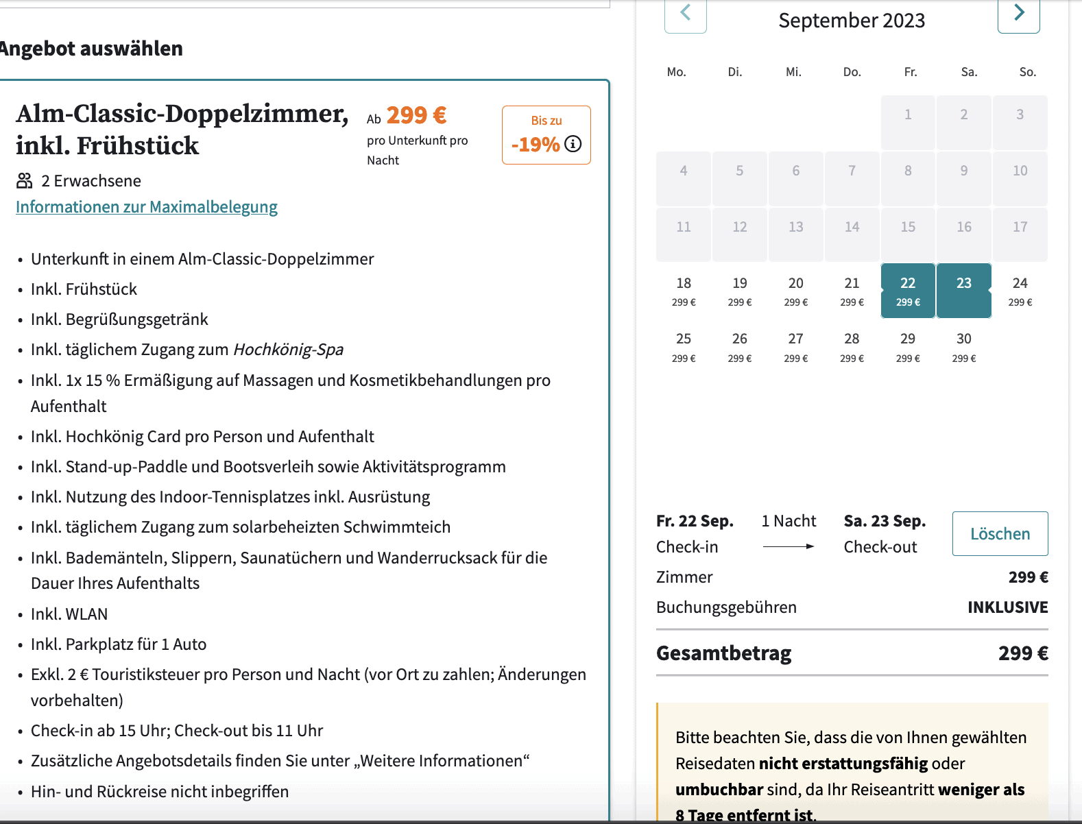 Übergossene Alm Resort Deal