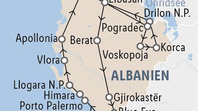 Albanien Rundreise 